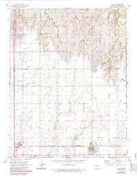 Download a high-resolution, GPS-compatible USGS topo map for Galva, KS (1985 edition)