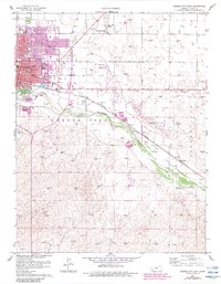 Download a high-resolution, GPS-compatible USGS topo map for Garden City East, KS (1983 edition)