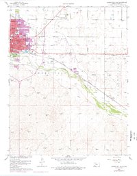 Download a high-resolution, GPS-compatible USGS topo map for Garden City East, KS (1977 edition)