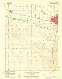 Download a high-resolution, GPS-compatible USGS topo map for Garden City West, KS (1961 edition)