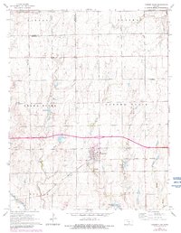 Download a high-resolution, GPS-compatible USGS topo map for Garden Plain, KS (1982 edition)