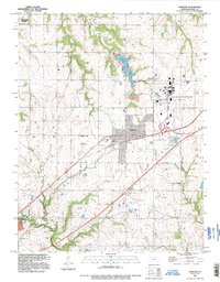 Download a high-resolution, GPS-compatible USGS topo map for Gardner, KS (1996 edition)