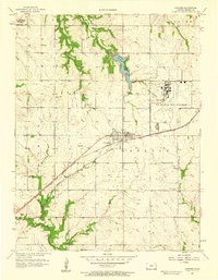 Download a high-resolution, GPS-compatible USGS topo map for Gardner, KS (1958 edition)
