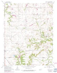 Download a high-resolution, GPS-compatible USGS topo map for Garnett NW, KS (1983 edition)