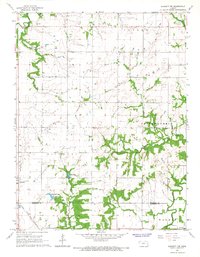 Download a high-resolution, GPS-compatible USGS topo map for Garnett NW, KS (1967 edition)