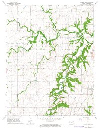 Download a high-resolution, GPS-compatible USGS topo map for Garnett West, KS (1967 edition)