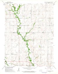 Download a high-resolution, GPS-compatible USGS topo map for Glen Elder North, KS (1963 edition)