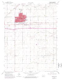 preview thumbnail of historical topo map of Goodland, KS in 1966