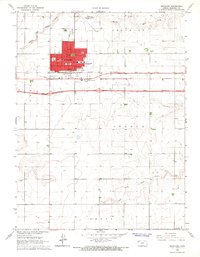 Download a high-resolution, GPS-compatible USGS topo map for Goodland, KS (1967 edition)