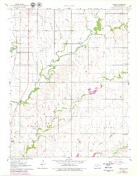 Download a high-resolution, GPS-compatible USGS topo map for Gordon, KS (1979 edition)