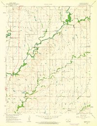 Download a high-resolution, GPS-compatible USGS topo map for Gordon, KS (1962 edition)