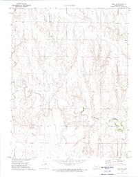 Download a high-resolution, GPS-compatible USGS topo map for Gove NE, KS (1974 edition)