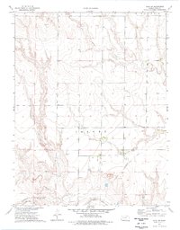 Download a high-resolution, GPS-compatible USGS topo map for Gove SW, KS (1976 edition)