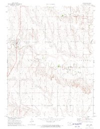 Download a high-resolution, GPS-compatible USGS topo map for Gove, KS (1974 edition)