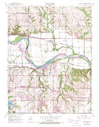 Download a high-resolution, GPS-compatible USGS topo map for Grantville, KS (1971 edition)