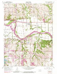 Download a high-resolution, GPS-compatible USGS topo map for Grantville, KS (1984 edition)