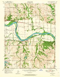 Download a high-resolution, GPS-compatible USGS topo map for Grantville, KS (1964 edition)
