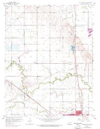 Download a high-resolution, GPS-compatible USGS topo map for Great Bend NE, KS (1977 edition)