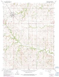 Download a high-resolution, GPS-compatible USGS topo map for Greenleaf, KS (1983 edition)