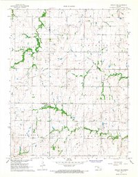 Download a high-resolution, GPS-compatible USGS topo map for Gridley NW, KS (1968 edition)