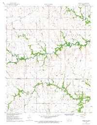 Download a high-resolution, GPS-compatible USGS topo map for Gridley SE, KS (1968 edition)