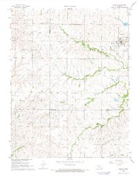 Download a high-resolution, GPS-compatible USGS topo map for Gridley, KS (1968 edition)