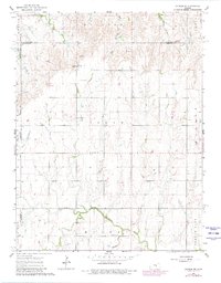 Download a high-resolution, GPS-compatible USGS topo map for Gypsum SE, KS (1980 edition)