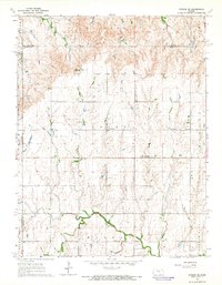 Download a high-resolution, GPS-compatible USGS topo map for Gypsum SE, KS (1965 edition)