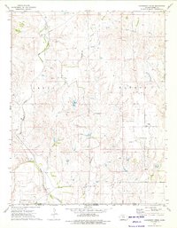 Download a high-resolution, GPS-compatible USGS topo map for Hackberry Creek, KS (1975 edition)