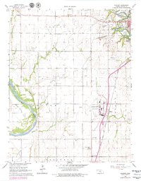 Download a high-resolution, GPS-compatible USGS topo map for Hackney, KS (1979 edition)