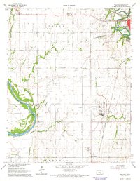 Download a high-resolution, GPS-compatible USGS topo map for Hackney, KS (1966 edition)