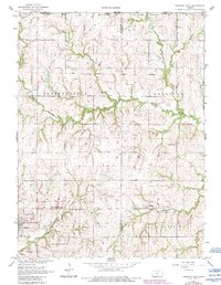 Download a high-resolution, GPS-compatible USGS topo map for Hanover East, KS (1983 edition)
