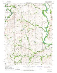 Download a high-resolution, GPS-compatible USGS topo map for Hanover SW, KS (1967 edition)