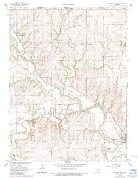 Download a high-resolution, GPS-compatible USGS topo map for Hanover West, KS (1983 edition)