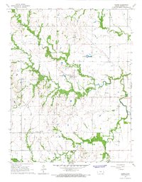 Download a high-resolution, GPS-compatible USGS topo map for Harris, KS (1967 edition)
