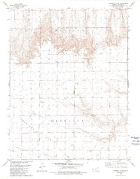 Download a high-resolution, GPS-compatible USGS topo map for Harrison Flats, KS (1980 edition)