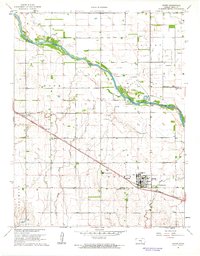 Download a high-resolution, GPS-compatible USGS topo map for Haven, KS (1962 edition)