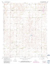 Download a high-resolution, GPS-compatible USGS topo map for Haviland NE, KS (1984 edition)