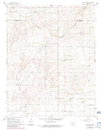 Download a high-resolution, GPS-compatible USGS topo map for Haviland NW, KS (1984 edition)