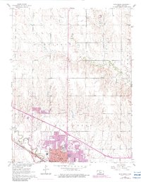 Download a high-resolution, GPS-compatible USGS topo map for Hays North, KS (1983 edition)