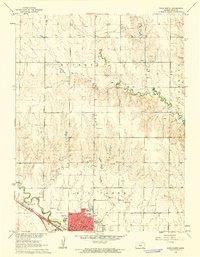 Download a high-resolution, GPS-compatible USGS topo map for Hays North, KS (1962 edition)
