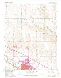 Download a high-resolution, GPS-compatible USGS topo map for Hays North, KS (1977 edition)
