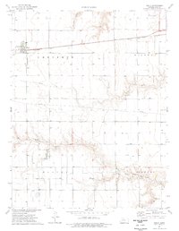 Download a high-resolution, GPS-compatible USGS topo map for Healy, KS (1977 edition)