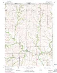 Download a high-resolution, GPS-compatible USGS topo map for Herkimer, KS (1983 edition)