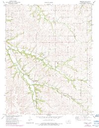 Download a high-resolution, GPS-compatible USGS topo map for Hessdale, KS (1984 edition)
