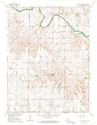Download a high-resolution, GPS-compatible USGS topo map for Hill City 4 SE, KS (1964 edition)
