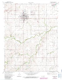 Download a high-resolution, GPS-compatible USGS topo map for Hillsboro, KS (1985 edition)