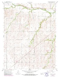 Download a high-resolution, GPS-compatible USGS topo map for Holyrood NE, KS (1980 edition)