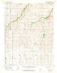 Download a high-resolution, GPS-compatible USGS topo map for Holyrood NW, KS (1964 edition)
