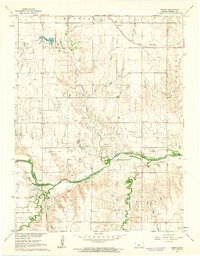 Download a high-resolution, GPS-compatible USGS topo map for Homer, KS (1962 edition)